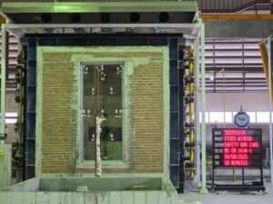 fire rated glass testing