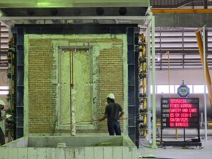 fire rated glass testing antif-ins 18